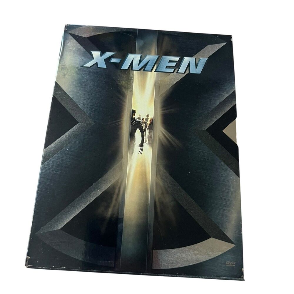 X-Men (DVD, 2000) Slipcase Edition Marvel Action Sci-Fi Hugh Jackman Exclusives